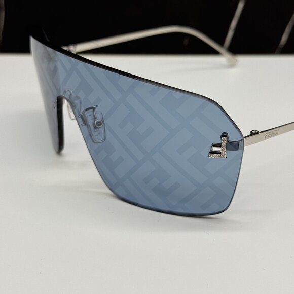 NEW FENDI FE4121US 16V BLUE SUNGLASSES WOMEN FENDI - Picture 7 of 10